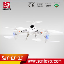 2015 NUEVO Cheerson CX-33 rc ufo drone 4ch rc ufo one key aterrizaje y despegue rc helicóptero ufo profesional